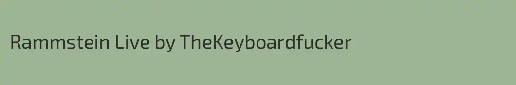 Rammstein Live by TheKeyboardfucker